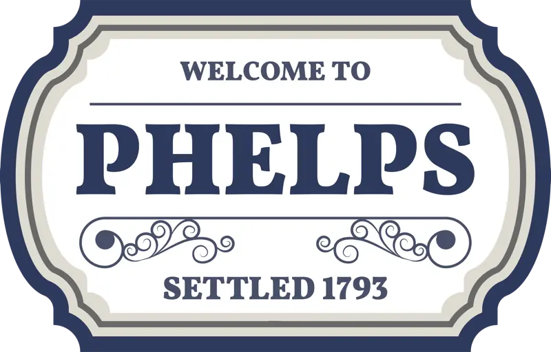 Town and village of Phelps logo