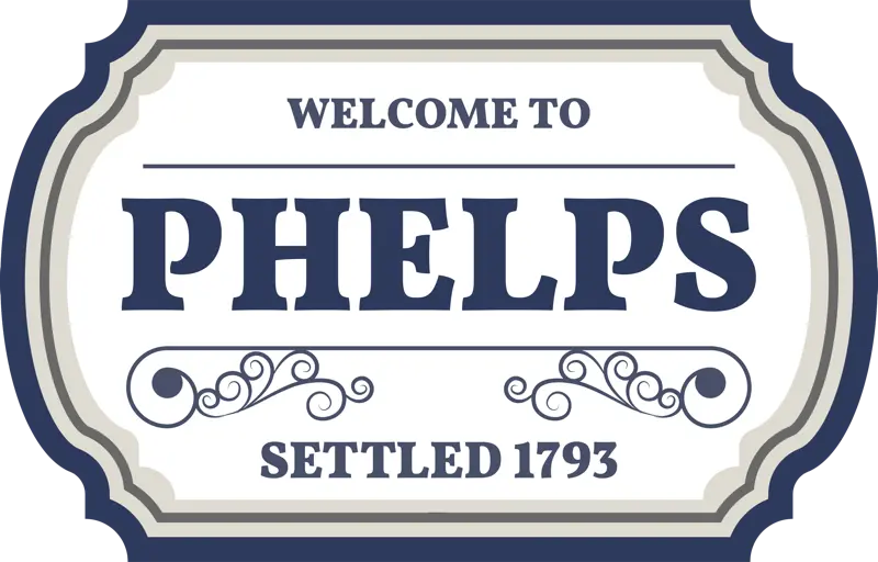Town and village of phelps logo